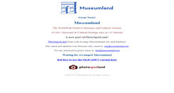 Desktop Screenshot of museumland.com