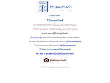 Tablet Screenshot of museumland.com